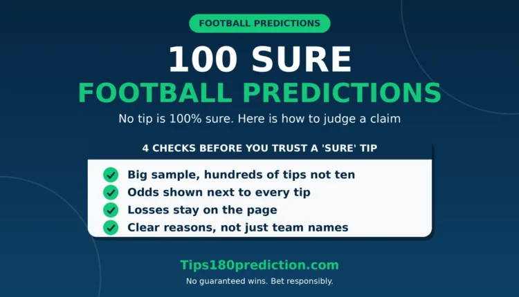 100 Sure Football Predictions today