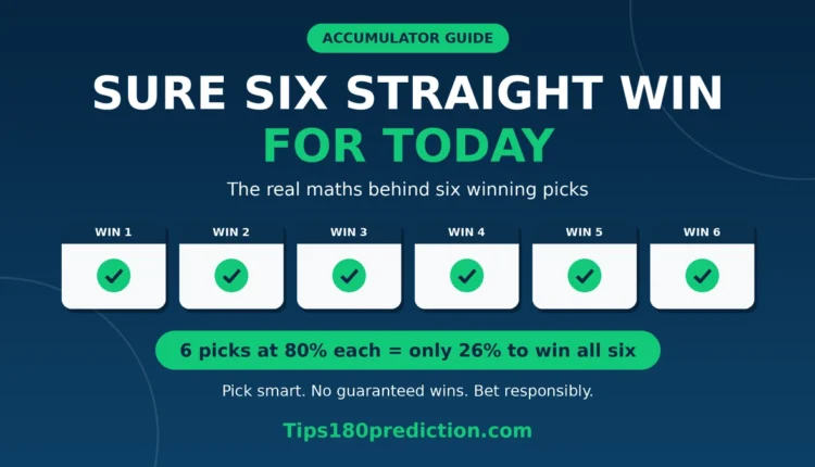 sure six straight win today